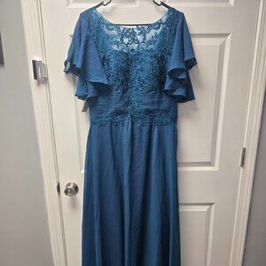 NWT, Faeriesty Dark Teal Formal Dress!